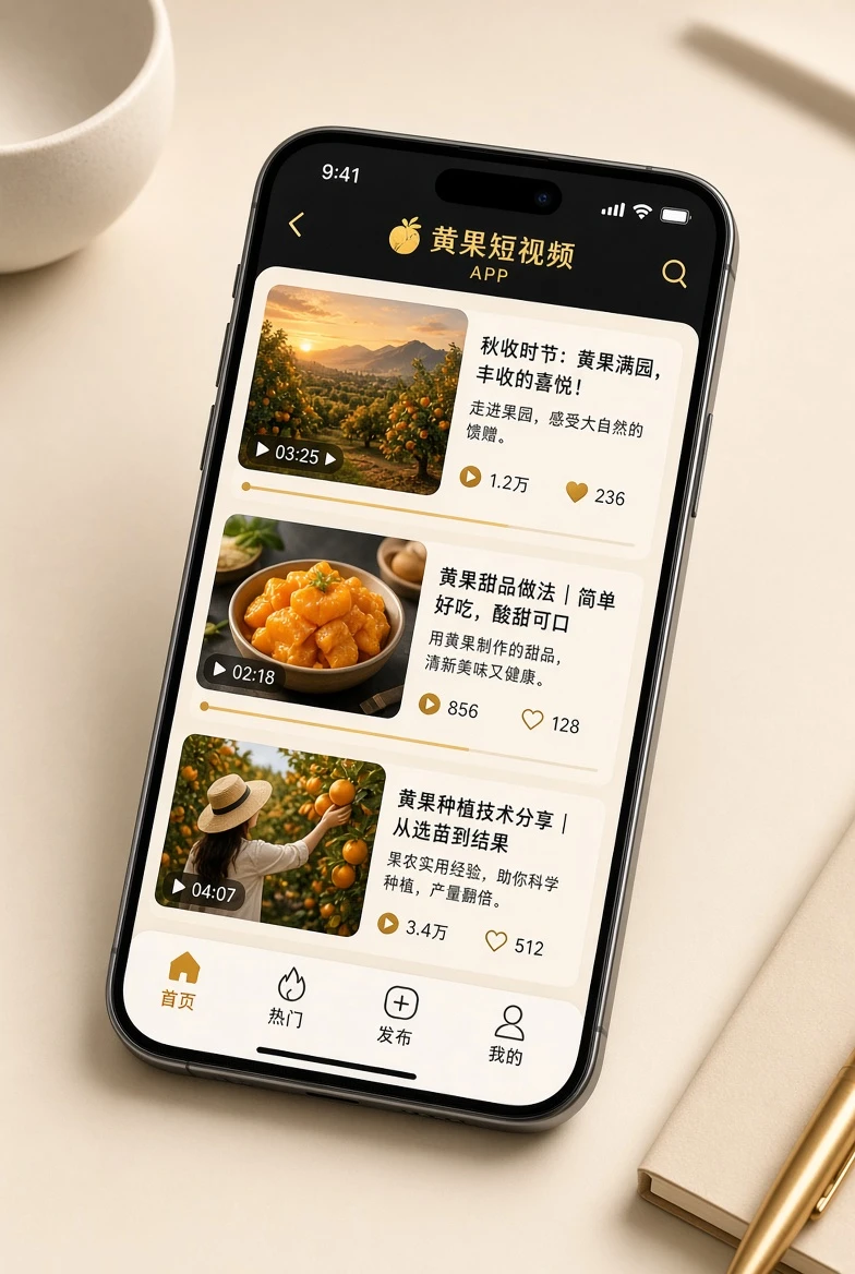 黄果短视频APP服务说明
